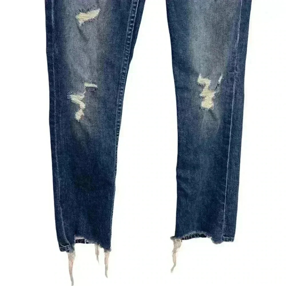 MOTHER SUPERIOR The Flirt Ankle Jeans Testing The Waters Wash Size 23 Distresse - Picture 4 of 12